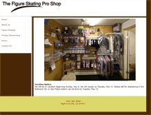 Tablet Screenshot of figureskatingproshop.com